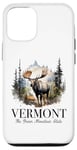 iPhone 15 Vermont Green Mountain State Moose Hiking Camping Nature Case