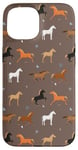 iPhone 15 Horses Pattern Horse Lover Horse Owner Animal Lover Case