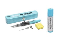 Weller T0051605999 Pyropen Piezo Butane Gas Soldering Iron Set, Butane Gas Bottle