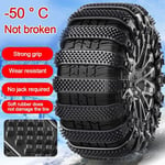 Rubber Car Tire Chains Anti-Skid Car Wheels Chains Durable Car Snow Chains