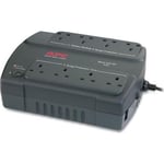 APC Onduleur en veille Back-UPS BE400-GR - 400 VA/240 W - Bureau - 16 Heure(s) Recharge