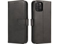 Hurtel Magnet Case Elegant Flip Cover Fodral Med Ståfunktion Oppo Find X5 Pro Svart