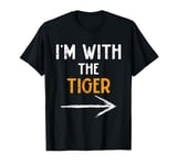 I'm With The Tiger Costume Halloween Couple Matching T-Shirt