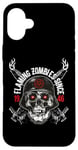 Coque pour iPhone 16 Plus Zombie Army Flaming Zombies depuis 1946