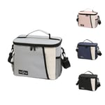 BRYN Sac Isotherme Repas, 8.7L Glaciere Souple Isotherme Épaissir, Sac Lunch Box, Lunch Bag Isotherme pour Femmes, Hommes, Enfants, École e Bureau (Gris)