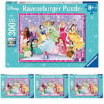 Ravensburger 13385 Disney Princess Christmas Jigsaw Puzzle for Kids Age 8 Years Up-200 Pieces XXL (Pack of 4)