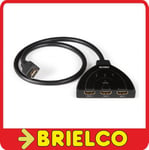 SÉLECTEUR BI-DIRECTIONELLE HDMI 3X1 COMPATIBLE AVEC 3D Y TOUS LES HD 1080P