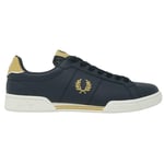 Fred Perry B6202 608 Mens Blue Trainers Leather - Size UK 3