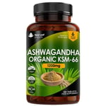 Ashwagandha 1200mg Pure Root Extract - 365 Vegan Tablets