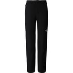 The North Face Womens Diablo Reg Straight Pant (Svart (TNF BLACK-NPF) 38)