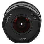 10Mm F5.6 Wide Angle Fisheye Lens For Fuji Xt4 Xt3 Xt30 Xs10 Xpro2 Fx Moun Set