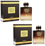 2 x Vanilla Tobacco Blend Eau De Parfum Men’s Fragrance Couture Gents EDP 100ml