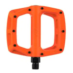 DMR V8 V2 Flat wide Mountain MTB bike Freeride pedals - Highlighter Orange