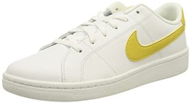 Nike Women's Court Royale 2 Tennis Shoe, White/Saturn Gold, 7.5 UK