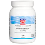 100 Tablets No Flush Niacin Vitamin B3 500mg (as Inositol Nicotinate) 9z
