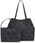 Guess Hwob6995290 Vikky Tote Peony Large Shopper Bag Womens Bags In Coal