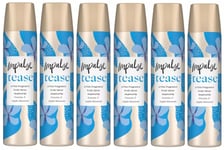 6 X IMPULSE BODY FRAGRANCE 75ml SPRAY TEASE - FREESIA & APPLE BLOSSOM