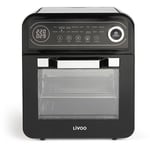 Livoo - Four à air chaud 12l 1600w noir doc255