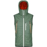 ORTOVOX Swisswool Piz Boè Vest Manche Homme, Vert forêt, M