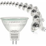 Ampoules Halogènes, Ampoule Spot MR16, Ampoule 12V 35W, Ampoule gu5.3 Ampoule MR16 Dimmable, 2 Broches Ampoules Halogène Blanc Chaud 2700K, Pack de