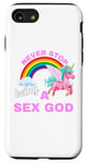 iPhone SE (2020) / 7 / 8 Fun Graphic-Never Stop Being A Sex God Case