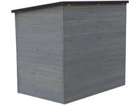 Coffre De Jardin En Bois "Caja" - 137 X 91 X 121 Cm - Anthracite