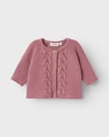 Lil' Atelier Baby Cardigan | str 56-86 | Knitted Lil, Rosa