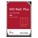 Western Digital WD Red Plus 4TB SATA 3.5 Intellipower 128MB NAS HDD 3Yr Wty.