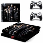 Final Fantasy Pvc Autocollant De Peau Pour Ps4 Console Et 2 Manettes Autocollants Pour Ps4 Skins Autocollant