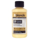 Jerome Russell Bblonde Maximum Lift Cream Peroxide 30 Vol - Permanent Blonde Hair Dye for Blonde to Medium Brown Hair Colour, Hair Bleach with 9% Peroxide & Avocado Oil, Lifts 6-7 Shades, 75ml