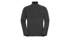 Polaire manches longues odlo full zip roy gris fonce