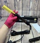 Hot Comb Hair Straightener Anti Scald Brush Press Ceramic 30s Heating LCD Displ