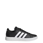 adidas Women's Chaussure Grand Court TD Lifestyle Court Casual, Core Black/Cloud White/Core Black, 38 2/3