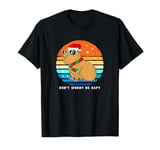 Christmas Capybara Dont Worry Be Capy T-Shirt