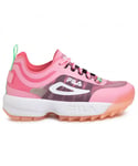 Fila Disruptor Run CB Womens Pink Trainers - Size UK 7