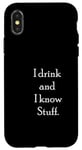 iPhone X/XS Mr Wise man, Drink,Things,Stuff,Drunk,Wine,Movie,Film Case