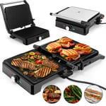 SUPERLEX Panini Press Grill Toastie Maker Health Kitchen Non-Stick Large 2000W