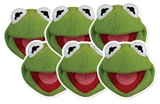 Star Cutouts stsmp57 – 6 Masks Adult Kermit the Muppets Show – One size