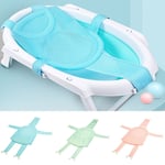 Pillow Adjustable Bathtub Seat Baby Bath Net Support Cushion Bath Tub Pad