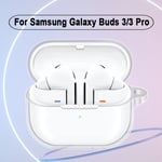 Clear Transparent Cover Protector Shell for Samsung Galaxy Buds3/3 Pro