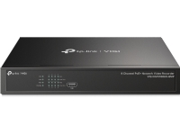 TP-Link VIGI NVR1008H-8MP, 8 kanaler, 3840 x 2160 piksler, 720p, 1080p, 2160p, 3840x2160,1920x1080, 1680x1050, 1440x900, 1280x1024, 1024x768, 1280x720, 1280x720@60fps, 1920x1080@60fps, 3840x2160@30fps, H.264, H.264+, H.265, H.265+