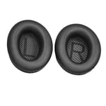 BOSE QC2/QC15/AE2/QC25/QC35 korvatyynyt kuulokkeille, vaihto, 1 pari - Svart