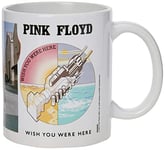 Pyramid International Pink Floyd Mug (Wish You were Here Design) 11oz Ceramic Coffee Mug, Cups and Coffee Mugs for Women and Men - Official Merchandise