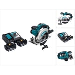 Dss 610 rf scie circulaire portative sans fil 18 v 165 mm + 2x batterie 3,0 Ah + chargeur - Makita