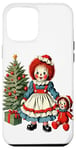 Coque pour iPhone 12 Pro Max Raggedy Ann Obtient une poupée jouet le jour de Noël