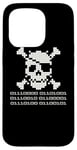 Coque pour iPhone 15 Pro Cyber pirate pirate pirate dans le code binaire pour texter