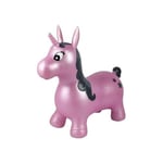 Lexibook Licorne sauteuse gonflable, Intérieur et Extérieur, Design ergonomique, 3+ ans, pompe manuelle incluse, rose, BG050UNI, 1 Unité (Lot de 1)