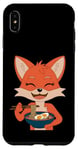 iPhone XS Max Happy Fox with Ramen Kawaii Food Design Case