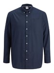 JACK&JONES PLUS JJEOXFORD Shirt L/S S21 PS Noos Chemise, Navy Blazer/Fit:Plus Size, 6XL Homme