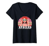 Womens Spoiled By My Blue Collar Man Shirt, Spolied By My Man Tee V-Neck T-Shirt